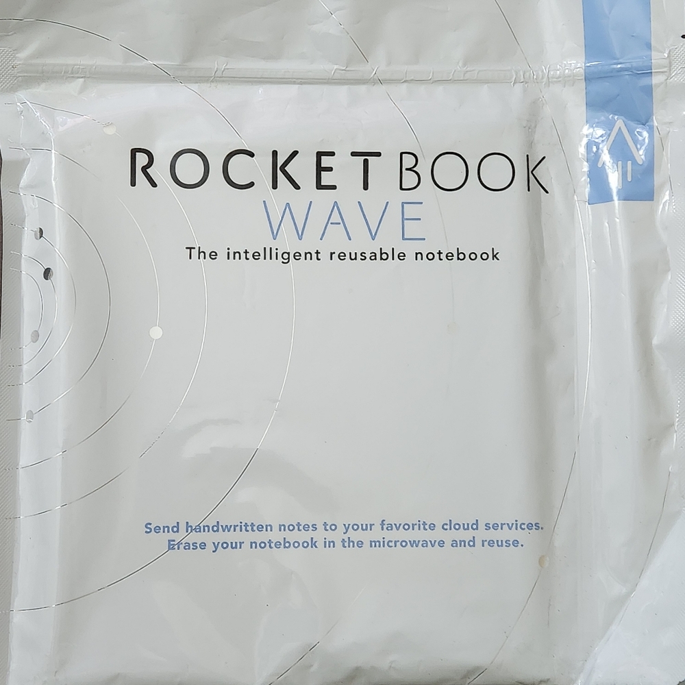 NWT Rocketbook Wave The Intelligent Reusable Microwave Notebook